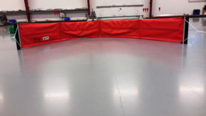 Barriere der er opstillet