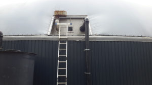 Biogaslager Hegndal - Skakt på afstand