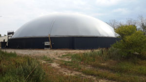 Biogaslager Hegndal - fra afstand