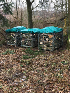 Brændestabel fra siden