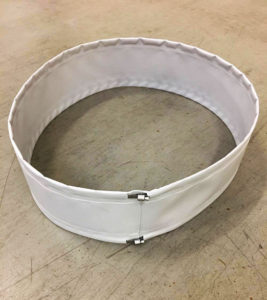 Flexforbindelse med spændebånd