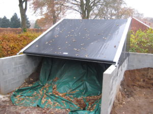 Overdækning til kompost