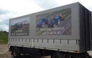 Print på vogn tæt på