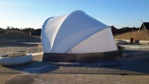 Scene kaleche - med tekst