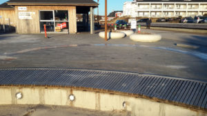 Scene kaleche - slået ned i kassen