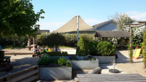 Sejloverdækning i Hemmet børnhave