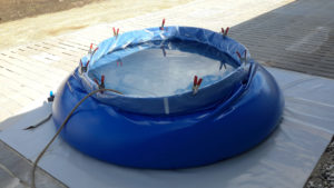 Selvrejsende kar med innerliner