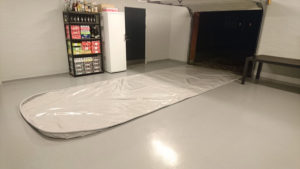 Spildunderlag til bil - uden bil