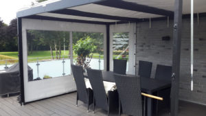 Terrasseoverdækning - på terrassen