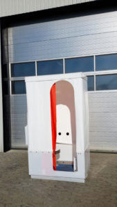 Toiletkabine - lige på