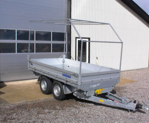Trailer uden presenning